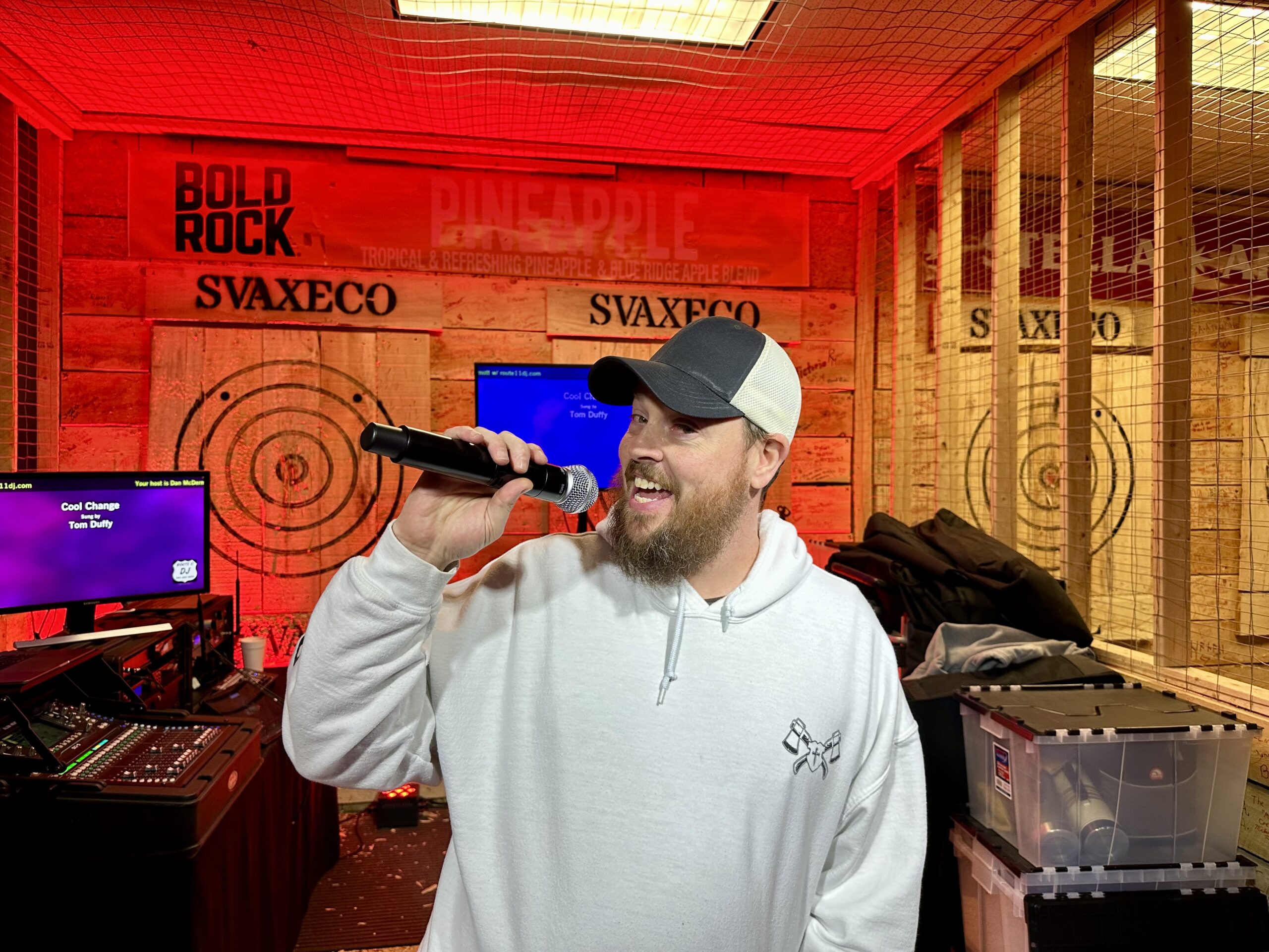 Highlights: Shenandoah Valley Axe Throwing Co 11/10/2023 Karaoke with Dan McDermott route11dj.com