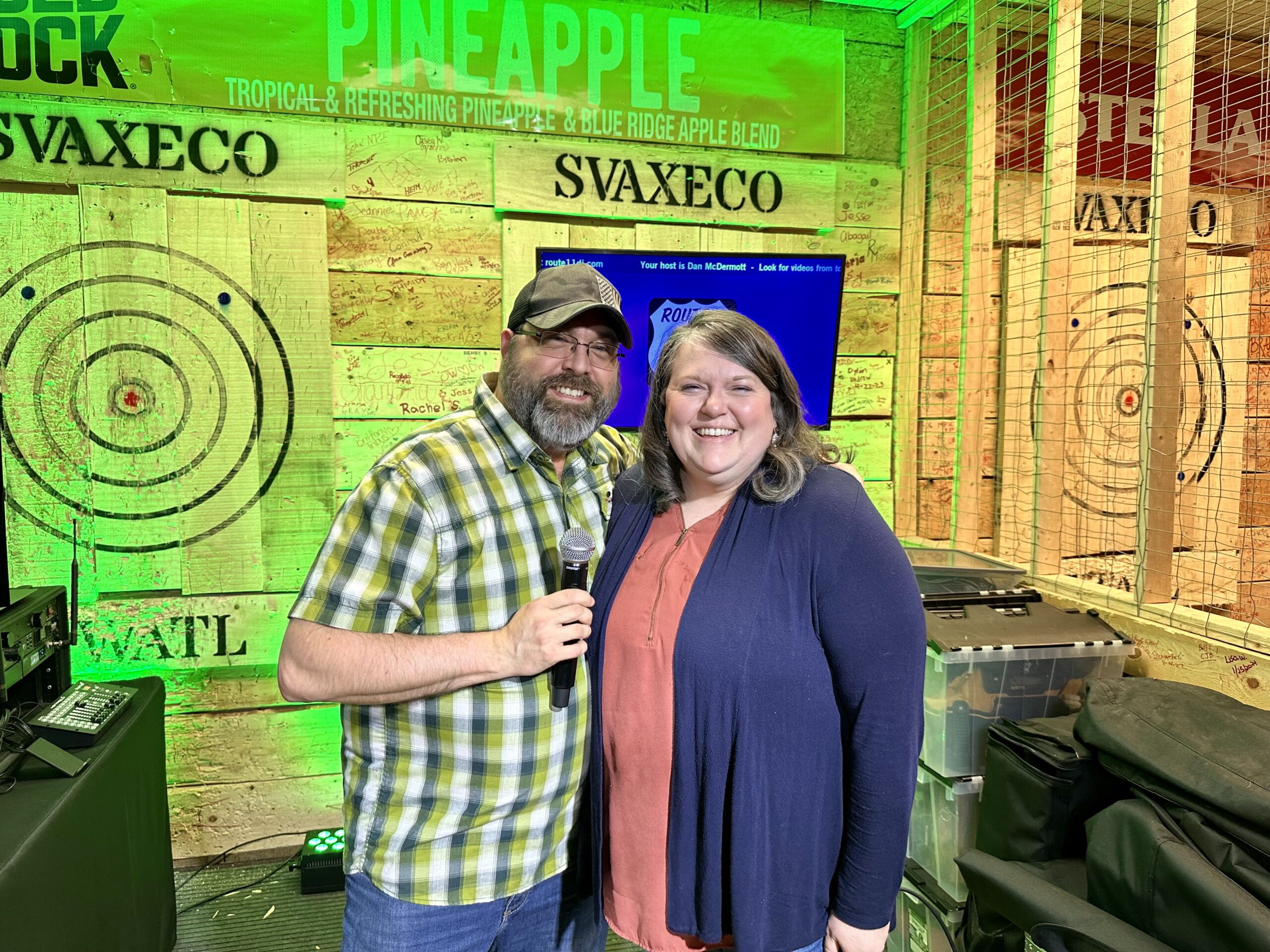 Highlights: Shenandoah Valley Axe Throwing Co 1/27/2024 Karaoke with Dan McDermott route11dj.com