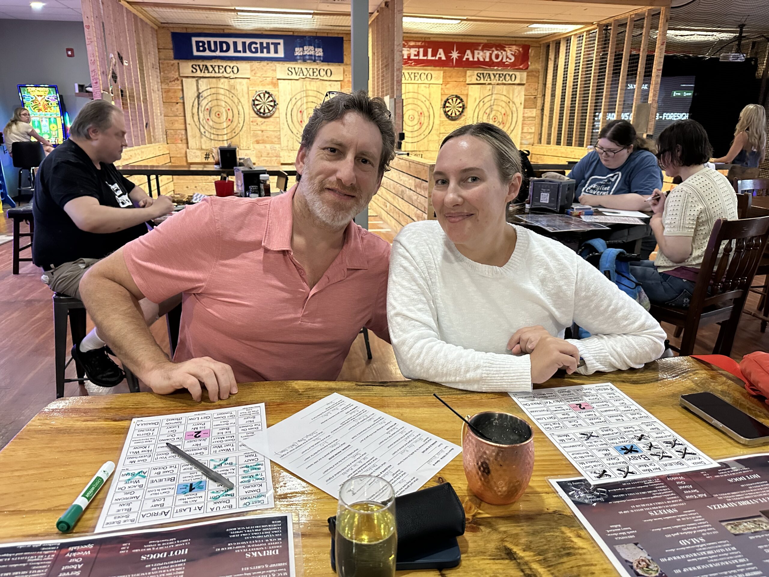 Wednesday Trivia and Music Bingo at Shenandoah Valley Axe Throwing Co. 8/13/2025 with Dan McDermott route11dj.com