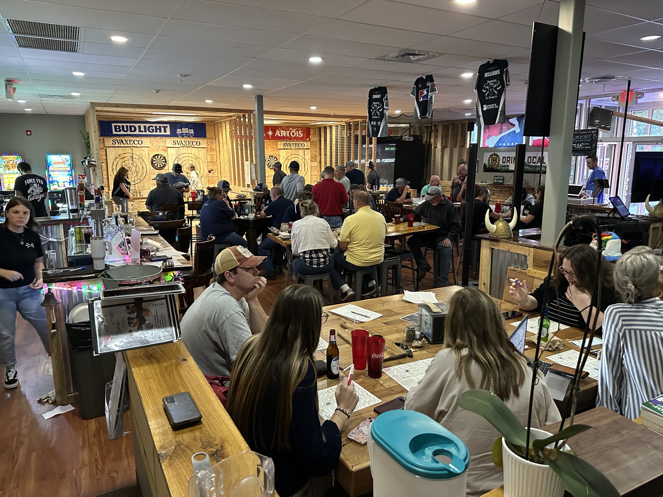 Wednesday Trivia and Music Bingo at Shenandoah Valley Axe Throwing Co. 8/27/2025 with Dan McDermott route11dj.com